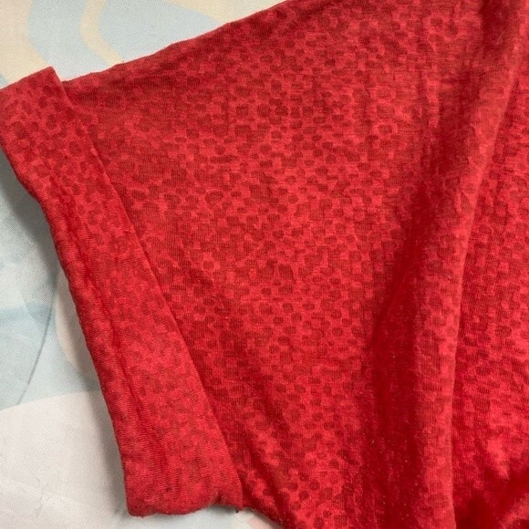 Banana Republic Top Womens Sz S Red Short Sleeve Casual Tee VTG - Picture 10 of 10